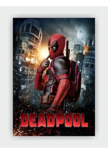 Deadpool Filmduvar Posteri - Kalın Kağıt - Çerçevesiz