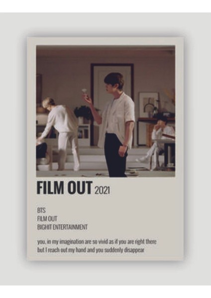 Bts Film Outk-Pop Duvar Posteri - Duvar Dekoru - Kalın Kağıt - Çerçevesiz