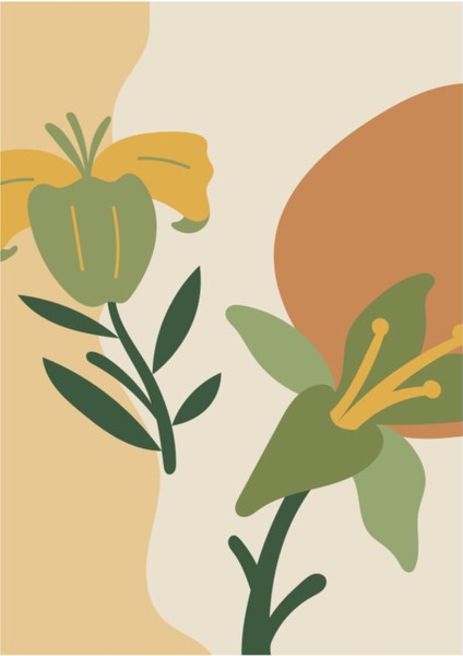 Soft Minimalist Duvar Posteri , Kalın Kağıt Baskı Afiş MDL10
