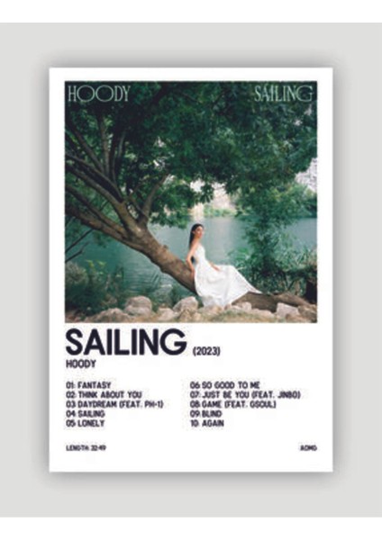 Hoody Sailingk-Pop Duvar Posteri - Duvar Dekoru - Kalın Kağıt - Çerçevesiz