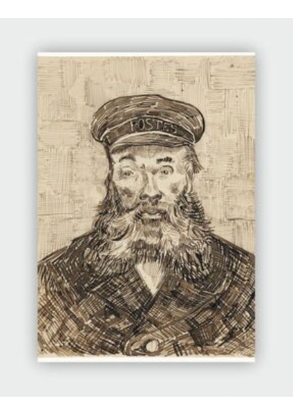 Postacıjoseph Roulin Vincent Van Gogh Duvar Posteri - Kalın Kağıt - Çerçevesiz