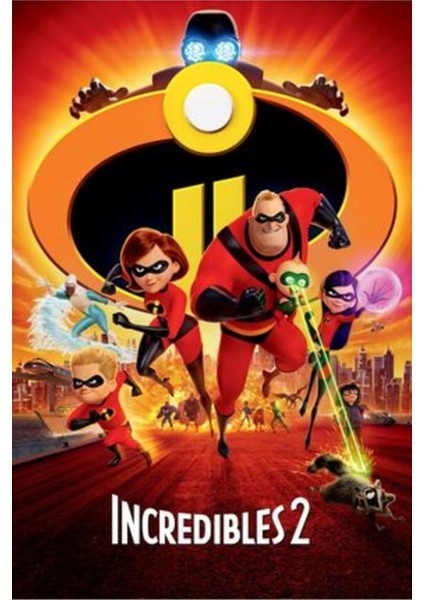 Incredibles 2(2018) 4 Kağıt - Afiş - POSTER-3747