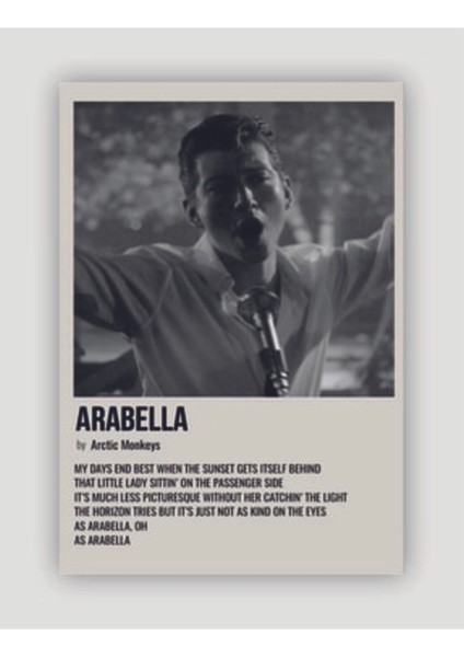 Arabelladuvar Posteri - Duvar Dekoru - Kalın Kağıt - Çerçevesiz