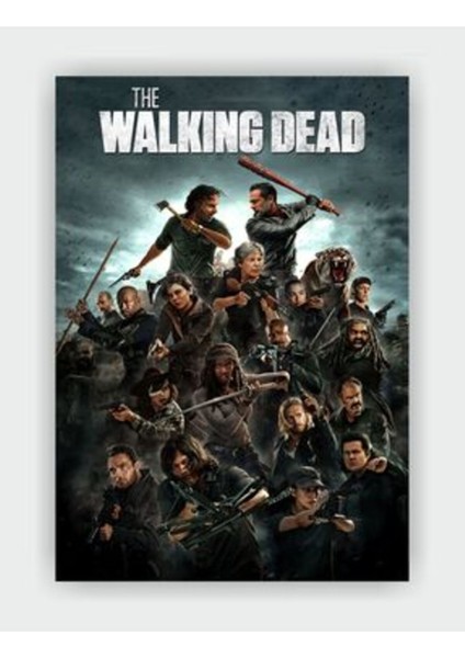 The Walkingdead Dizi Duvar Posteri - Kalın Kağıt - Çerçevesiz