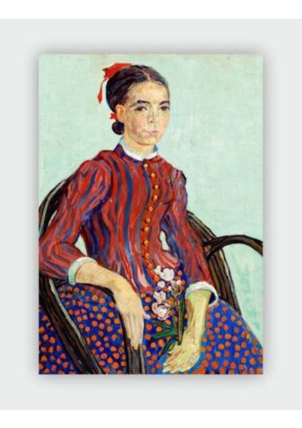 La MOUSMÉ,1888 Vincent Van Gogh Duvar Posteri - Kalın Kağıt - Çerçevesiz