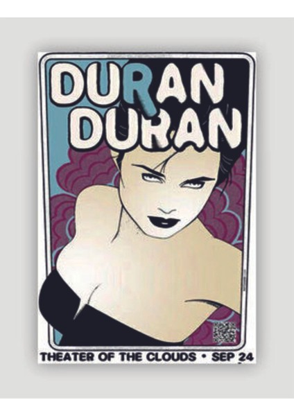 Duran Duranrock Müzik Duvar Posteri Kalın Kağıt Çerçevesiz