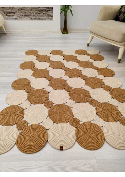 Jüt Hasır Görünümlü Desenli Modern El Örgüsü Dikdörtgen Halı Kilim fiyatları