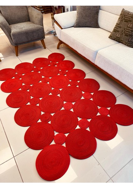 Jüt Hasır Görünümlü Desenli Modern El Örgüsü Dikdörtgen Halı Kilim modelleri