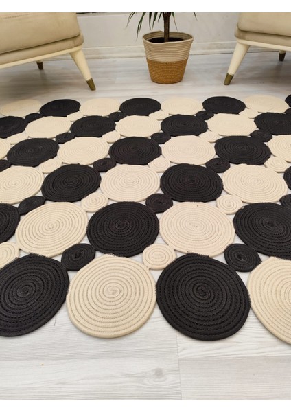 Jüt Hasır Görünümlü Desenli Modern El Örgüsü Dikdörtgen Halı Kilim fiyatları