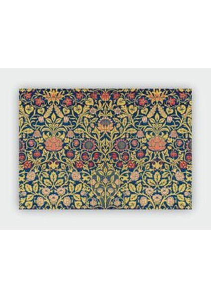 Menekşe Vecolumbine William Morris Duvar Posteri - Kalın Kağıt - Çerçevesiz