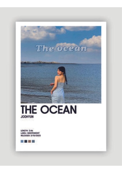 Joohyun Theocean K-Pop Duvar Posteri - Duvar Dekoru - Kalın Kağıt - Çerçevesiz
