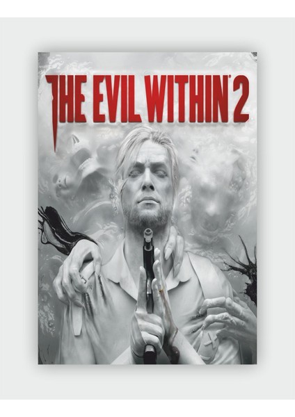 Afiş The Evilwithin 2: The Only Way Out Is In Game Duvar Posteri - Kalın Kağıt - Çerçevesiz
