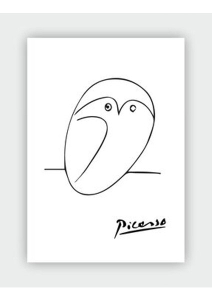The Owl Lestrois Danseurs, 1929 Picasso Duvar Posteri - Kalın Kağıt - Çerçevesiz