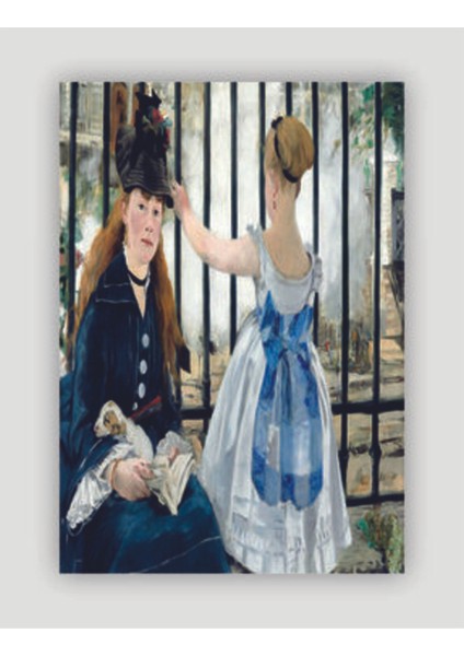 Saint-Lazare Garı Edouard Manet Duvar Posteri - Kalın Kağıt - Çerçevesiz