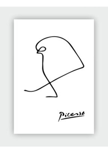 Sparrow Birdles Trois Danseurs, 1929 Pablo Picasso Duvar Posteri - Kalın Kağıt - Çerçevesiz