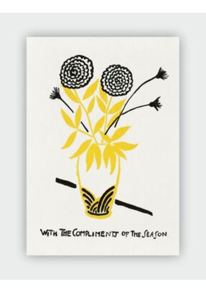 Afiş Henry Lymansayen Flowers Expressionism Art Duvar Posteri - Kalın Kağıt - Çerçevesiz