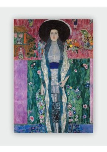 Adele Bloch- Bauer Iı Gustav Klimt Duvar Posteri - Kalın Kağıt - Çerçevesiz