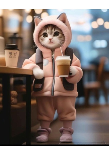 Kedi Poster - Yüksek Çözünürlük Hd Duvar Posteri Cat Poster Çerçevesiz
