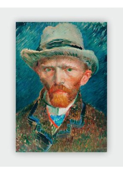 Self-Portrait Vincent Van Gogh Duvar Posteri - Kalın Kağıt - Çerçevesiz