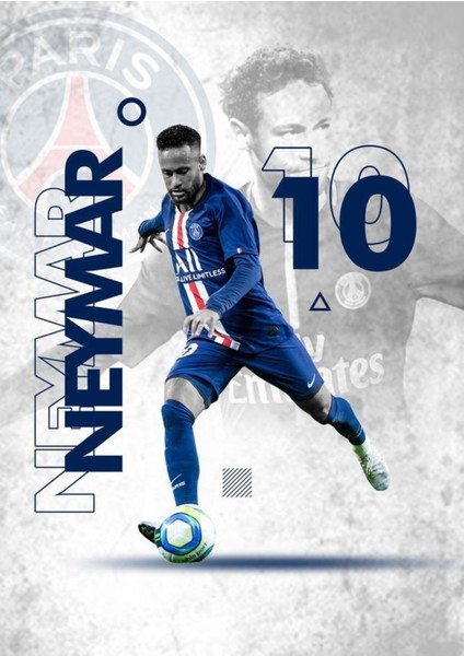 Neymar Duvar Posteri - Kağıt Poster Afiş - 33 x 48 Baskı
