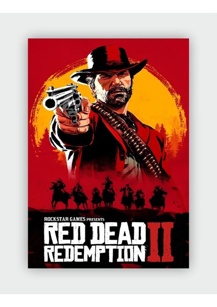 Redemption Iı Game Duvar Posteri - Kalın Kağıt - Çerçevesiz