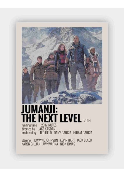 Afiş Jumanji: Thenext Level Film Duvar Posteri - Kalın Kağıt - Çerçevesiz