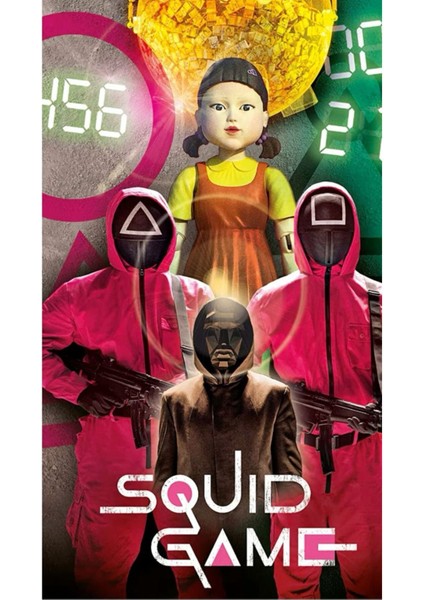 Squid Game Posteri , Çerçevesiz Poster , Squid Game Poster Kağıt Afiş Hd Baskı 05