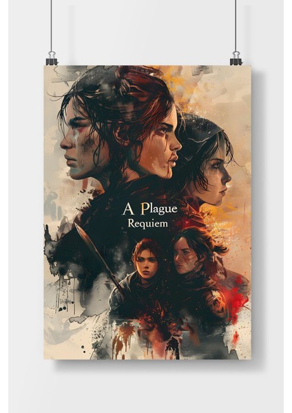 A Plauge Tale Requiem Poster Çerçevesiz Duvar Posteri