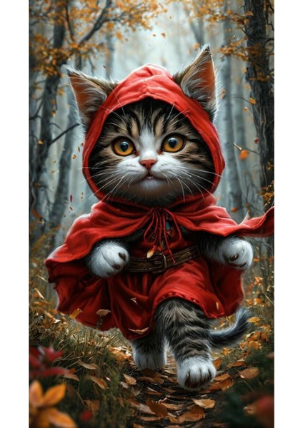 Kedi Poster - Yüksek Çözünürlük Hd Duvar Posteri Cat Poster Çerçevesiz