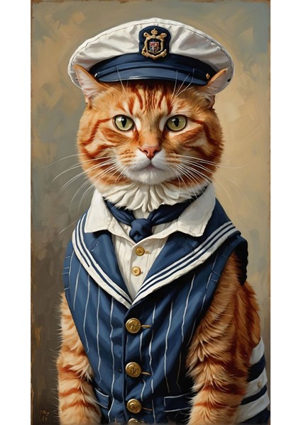 Kedi Poster - Yüksek Çözünürlük Hd Duvar Posteri Cat Poster Çerçevesiz
