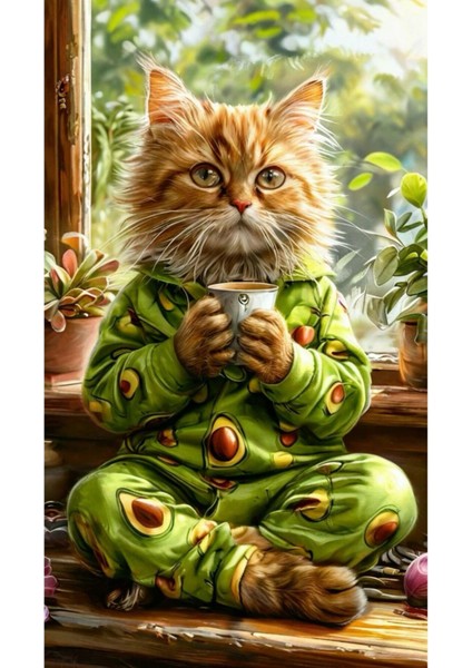 Kedi Poster - Yüksek Çözünürlük Hd Duvar Posteri Cat Poster Çerçevesiz