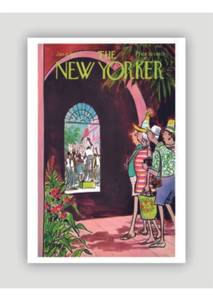 January 9,1971 The New Yorker Duvar Posteri - Kalın Kağıt - Çerçevesiz