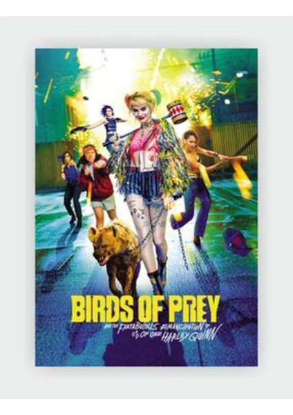 Harleyquinn: Birds Of Prey - Yırtıcı Kuşlar Film Duvar Posteri - Kalın Kağıt - Çerçevesiz