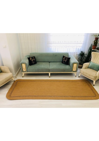 Jüt Hasır Görünümlü Desenli Modern El Örgüsü Dikdörtgen Halı Kilim fiyatları