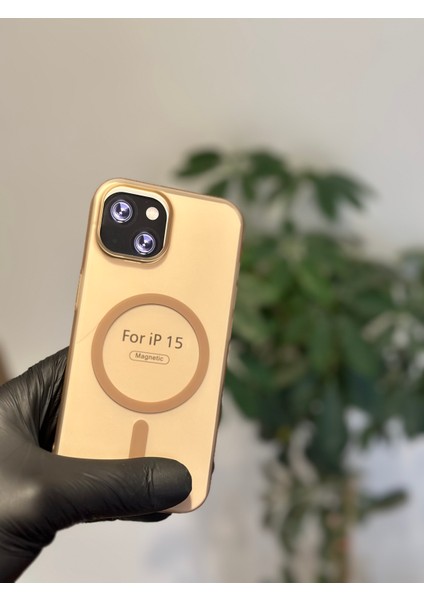 Iphone 15 Kılıf Magsafe Elite Premium Mat Sararmaz