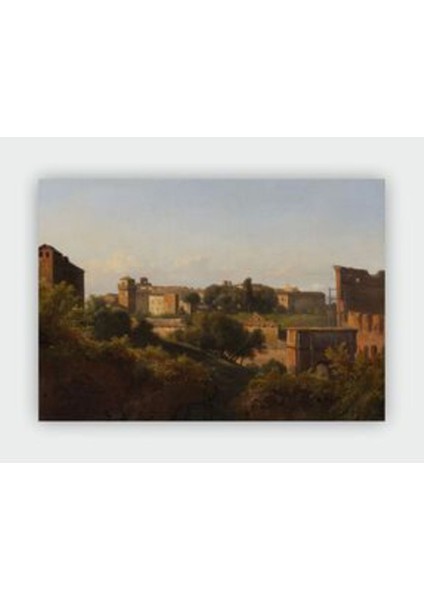 Afiş Jean Charlesjoseph Remond, Colosseum An The Arch Of Constantine Vintage Art Duvar Posteri