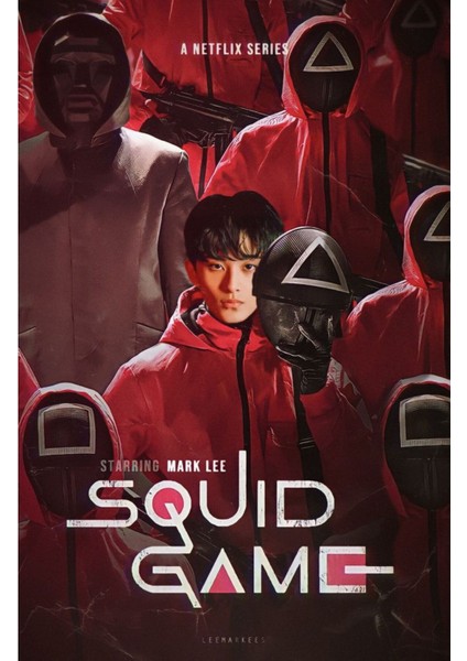 Squid Game Posteri , Çerçevesiz Poster , Squid Game Poster Kağıt Afiş Hd Baskı 17