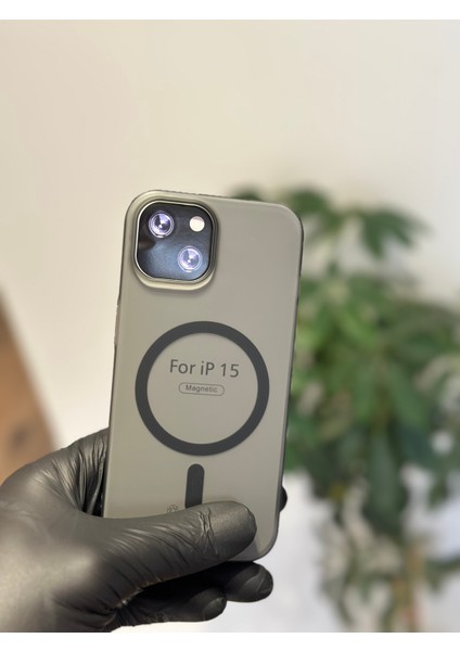 Iphone 15 Kılıf Magsafe Elite Premium Mat Sararmaz