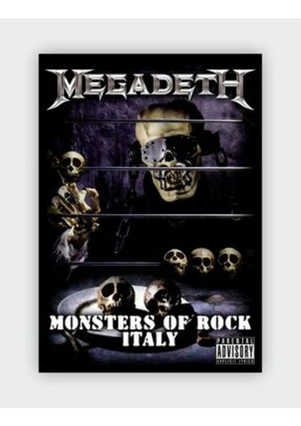 Megadethvintage Duvar Posteri - Duvar Dekoru - Kalın Kağıt - Çerçevesiz