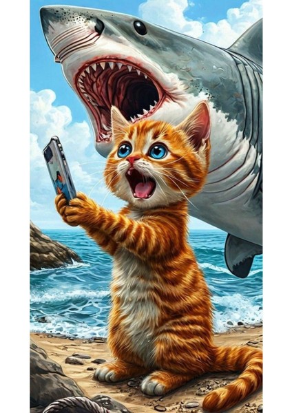 Kedi Poster - Yüksek Çözünürlük Hd Duvar Posteri Cat Poster Çerçevesiz