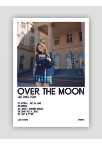 Lee Chaeyeon Over The Moon K-Pop Duvar Posteri - Duvar Dekoru - Kalın Kağıt - Çerçevesiz