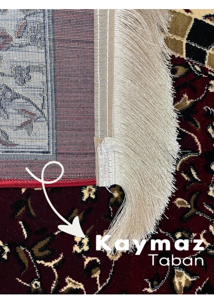 Kabe Motifli Dokuma Lüx Seccade