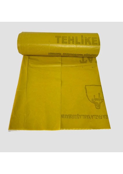 Tehlikeli Atık Poşeti Rulo 80x110 Jumbo Boy