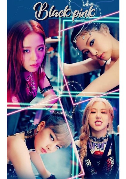 Kpop- Blackpink Duvar Posteri - Çerçevesiz Poster Kağıt Afiş Hd Baskı