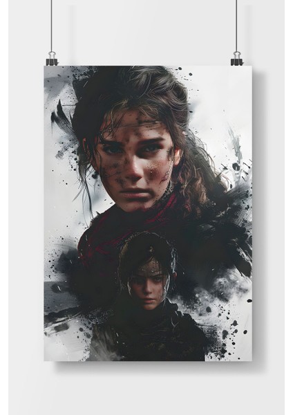 A Plauge Tale Requiem Poster Çerçevesiz Duvar