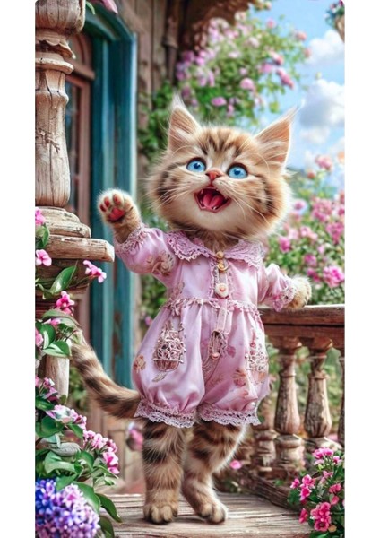 Kedi Poster - Yüksek Çözünürlük Hd Duvar Posteri Cat Poster Çerçevesiz