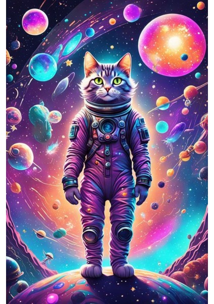 Kedi Poster - Yüksek Çözünürlük Hd Duvar Posteri Cat Poster Çerçevesiz