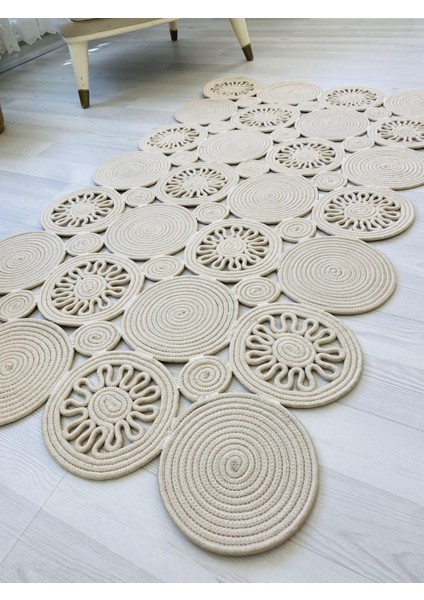 Jüt Hasır Görünümlü Desenli Modern El Örgüsü Dikdörtgen Halı Kilim fiyatları