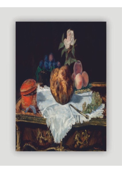 The Briocheedouard Manet Duvar Posteri - Kalın Kağıt - Çerçevesiz