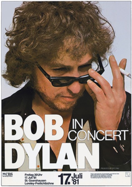 Poster Bob Dylan Konser afişi, Bob Dylan Müzik Posteri